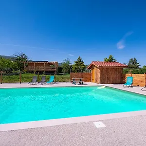 3* Camping Eco Lodge, Terrasse, Piscine, Parc Du Pilat